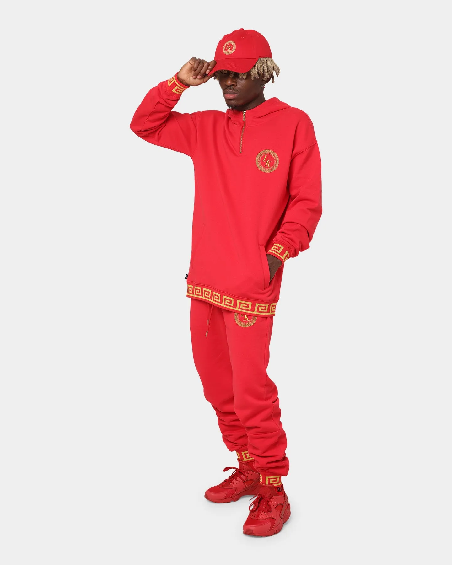 Last Kings Grandeur Track Pants Red