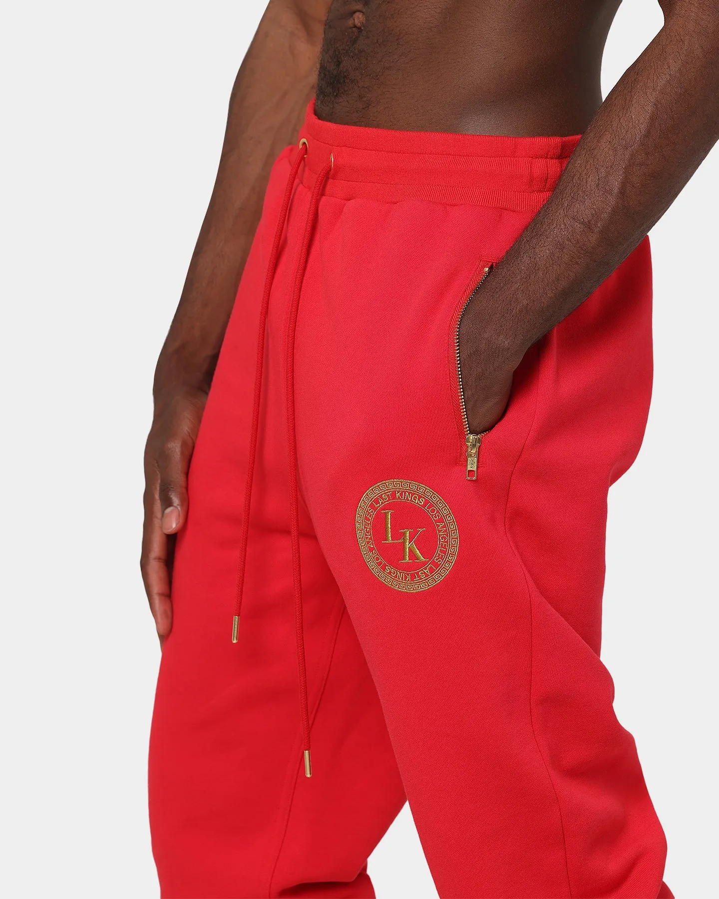 Last Kings Grandeur Track Pants Red