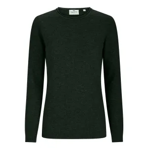 Laurie Ladies Longline Pullover - Pine by Hoggs of Fife