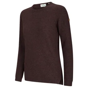 Laurie Ladies Longline Pullover - Redwood by Hoggs of Fife