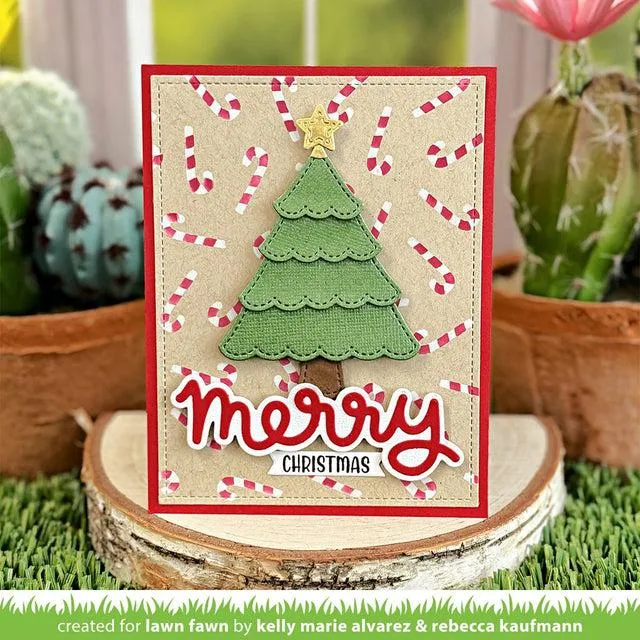 Lawn Fawn - Lawn Cuts - Build-A-Christmas Tree