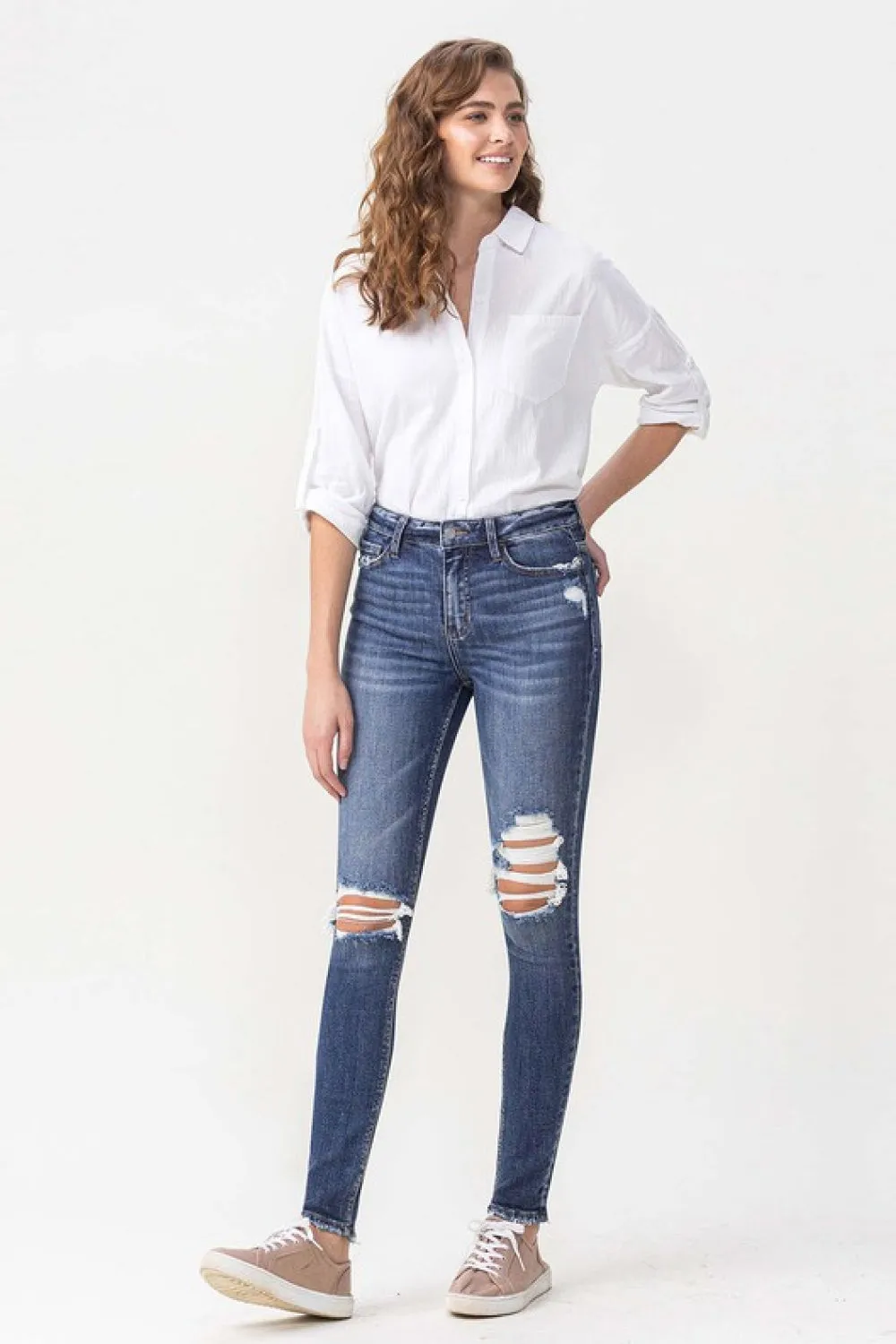 Lovervet Hayden Full Size High Rise Skinny Jeans