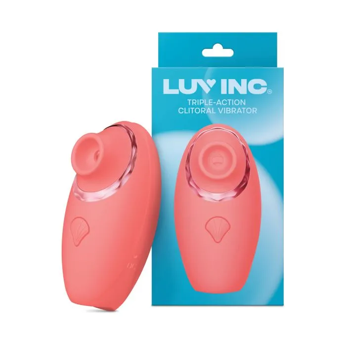 Luv Inc. Triple - Action Clitoral Vibrator