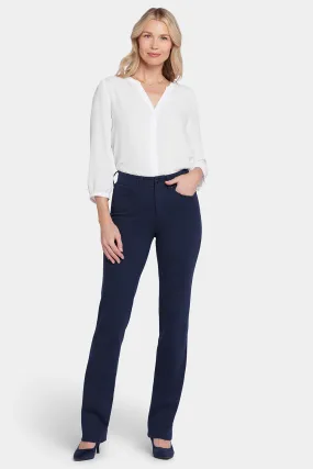 Marilyn Straight Pants In Petite - Oxford Navy