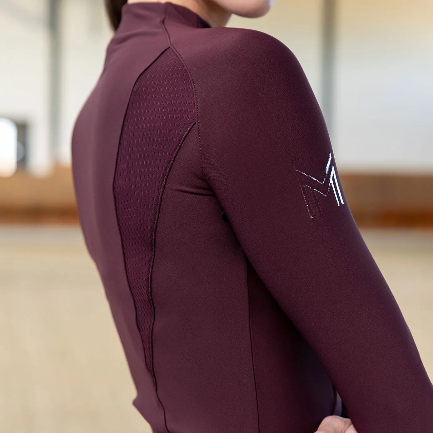 Maximilian Equestrian Frame Base Layer - Burgundy