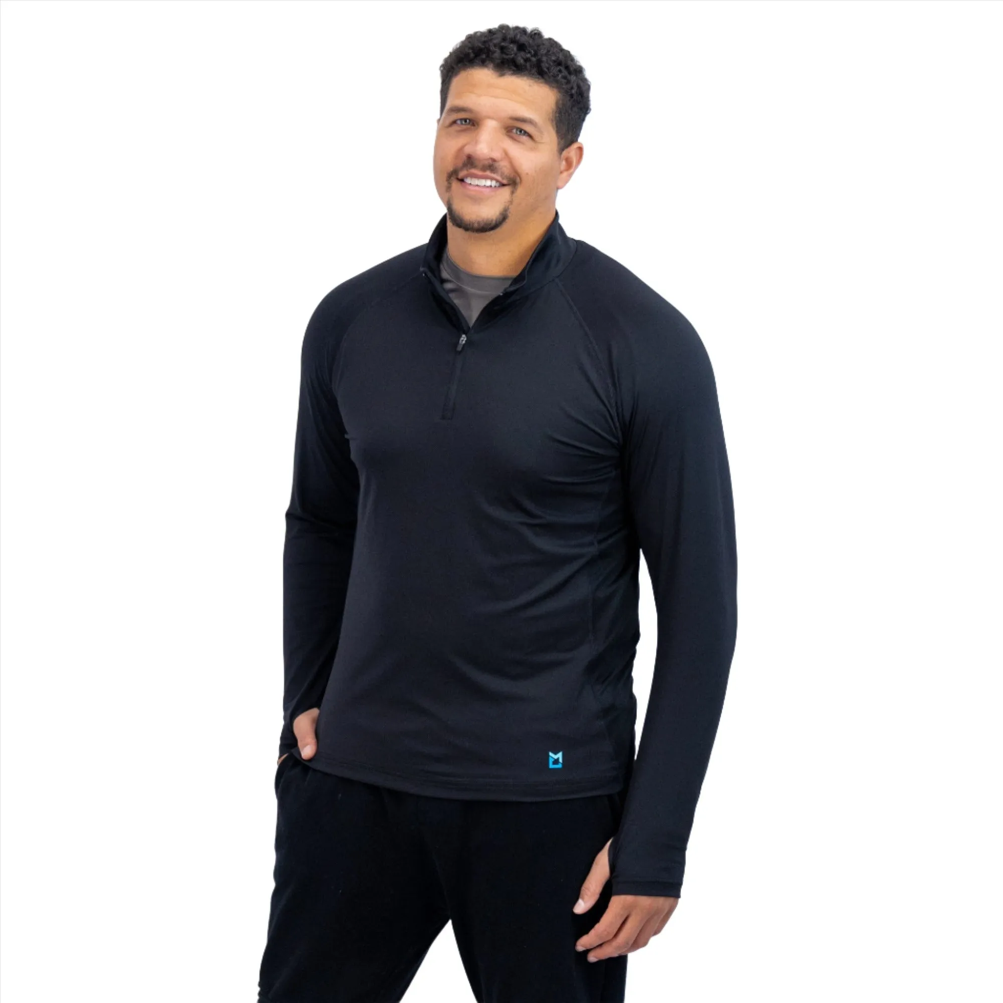 Men's Cooling 1/4 Zip LS Shirt