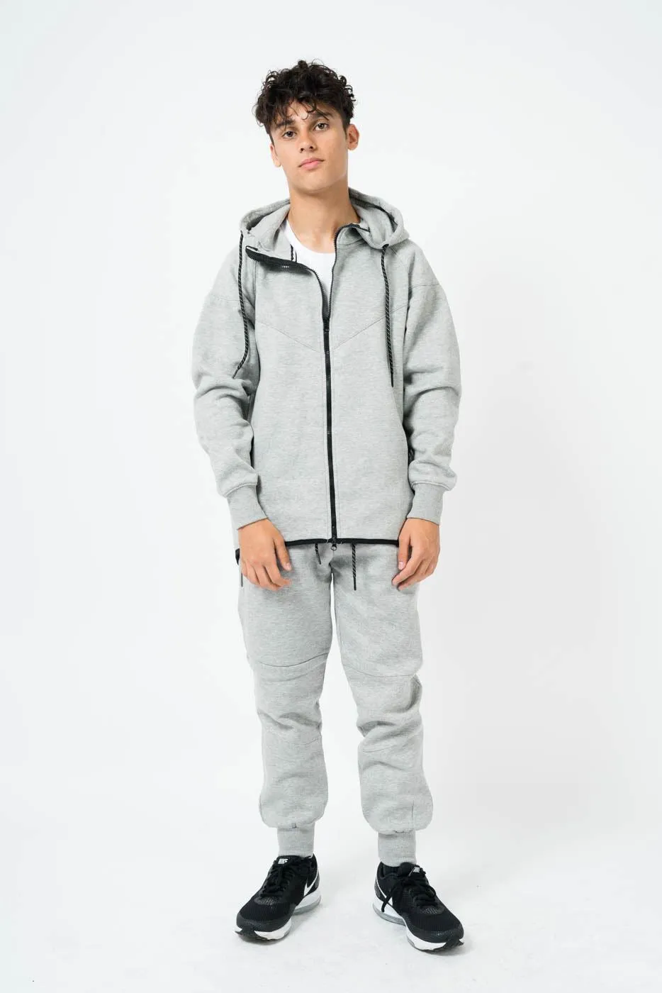 Mens Diagonal Stitching Tracksuit