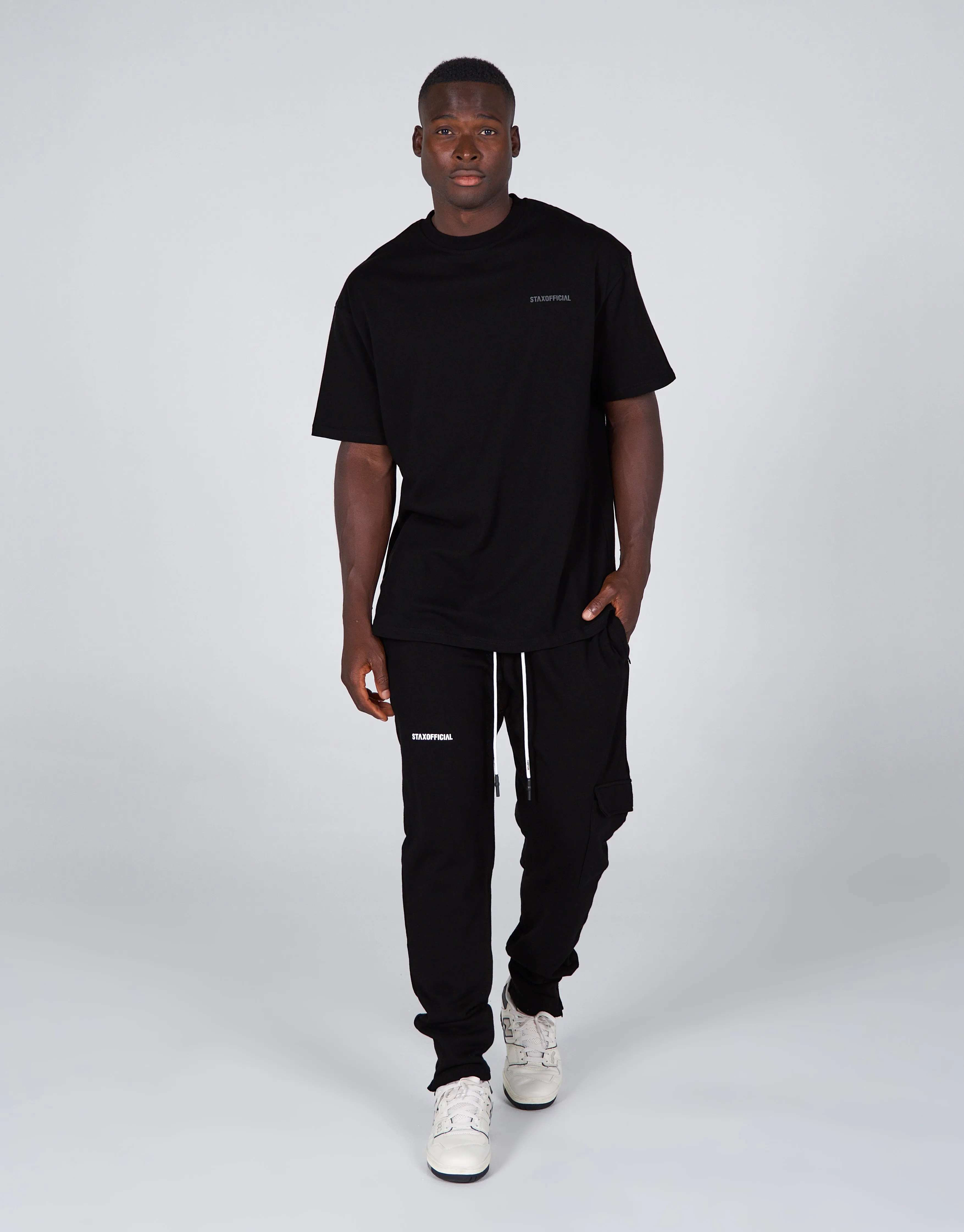 Mens Fitted Jogger - Black