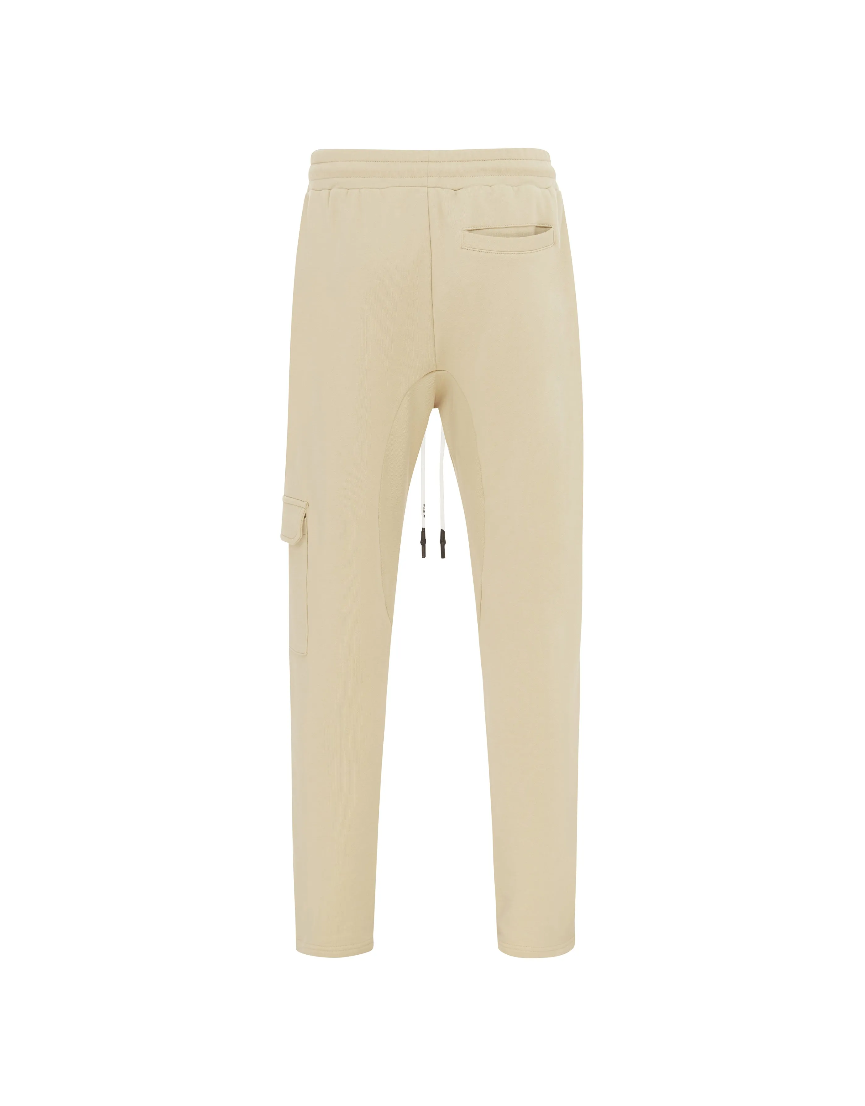 Mens Fitted Jogger - Cream