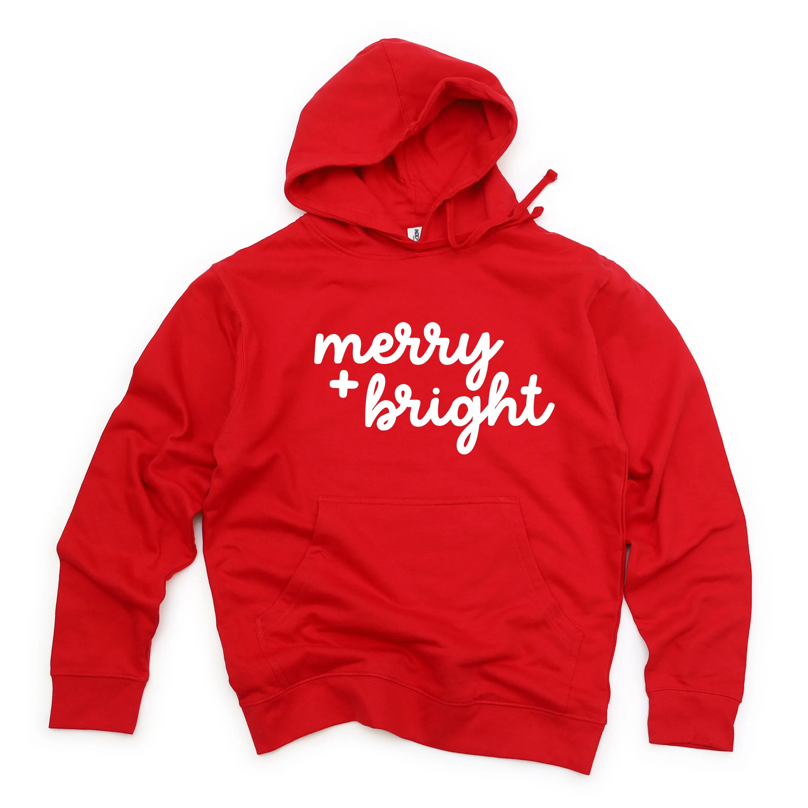 Merry and Bright Bold Cursive | Hoodie Set