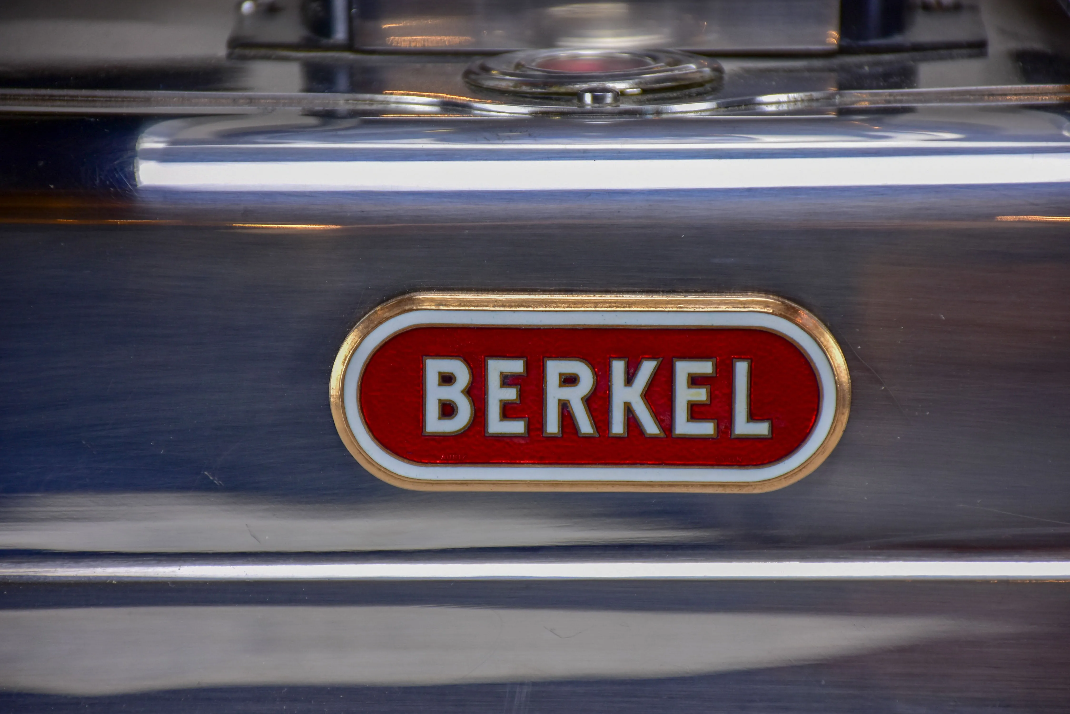 Mirrored Berkel shop scales from the 1960's