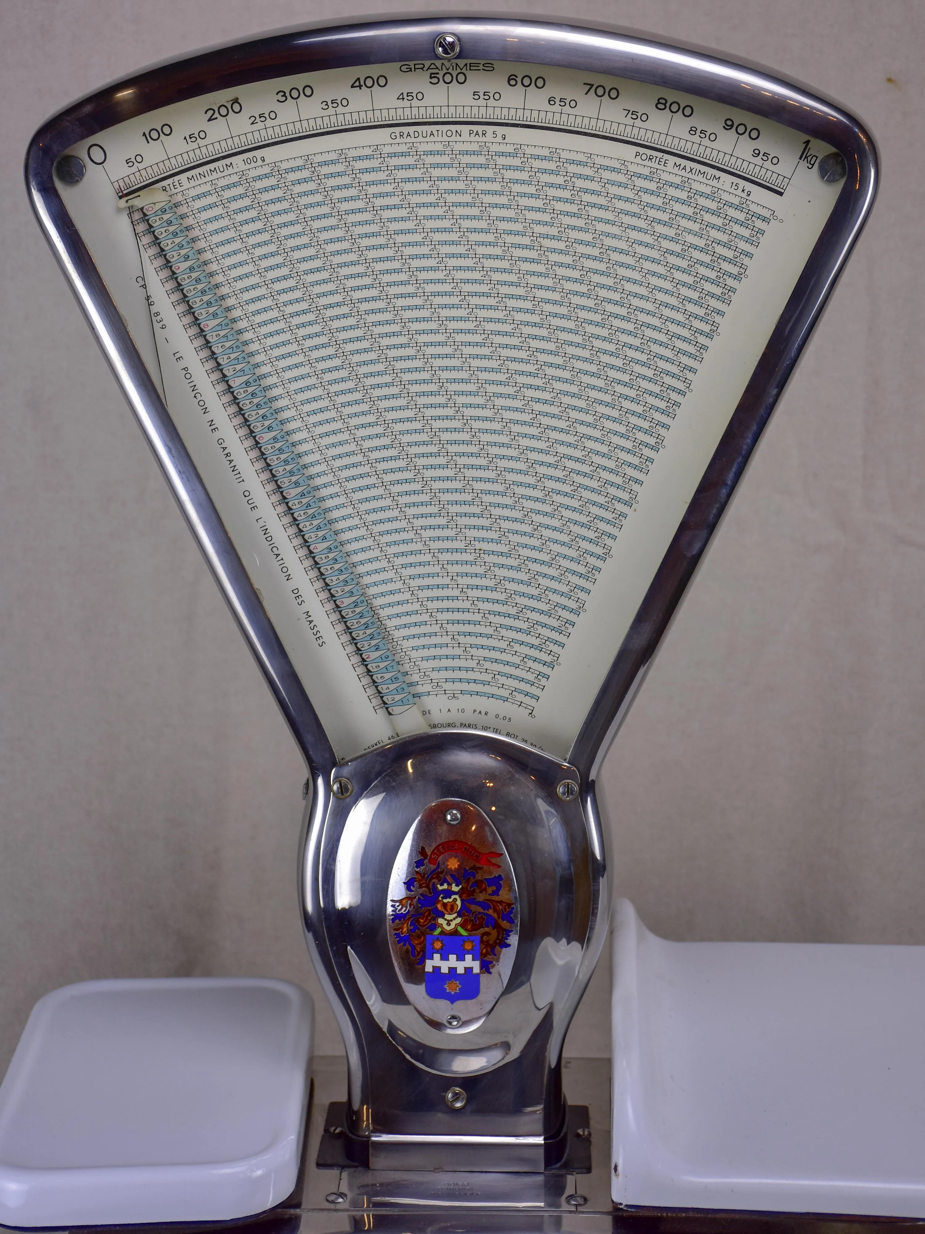 Mirrored Berkel shop scales from the 1960's