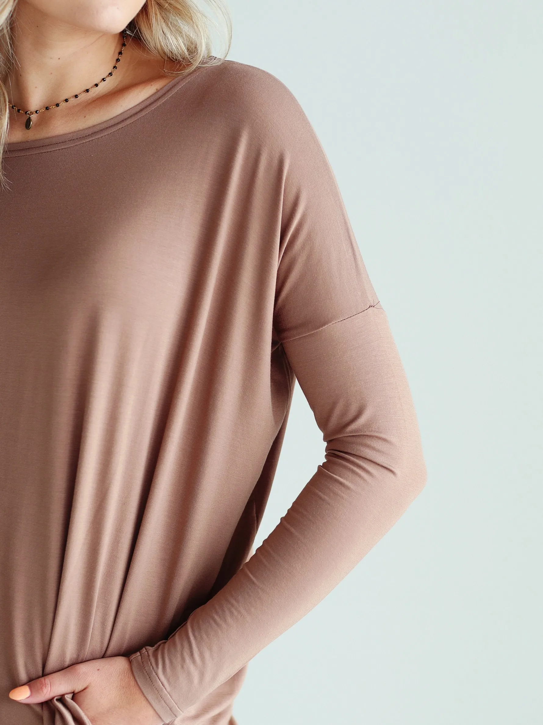 Mocha Long Sleeve Top