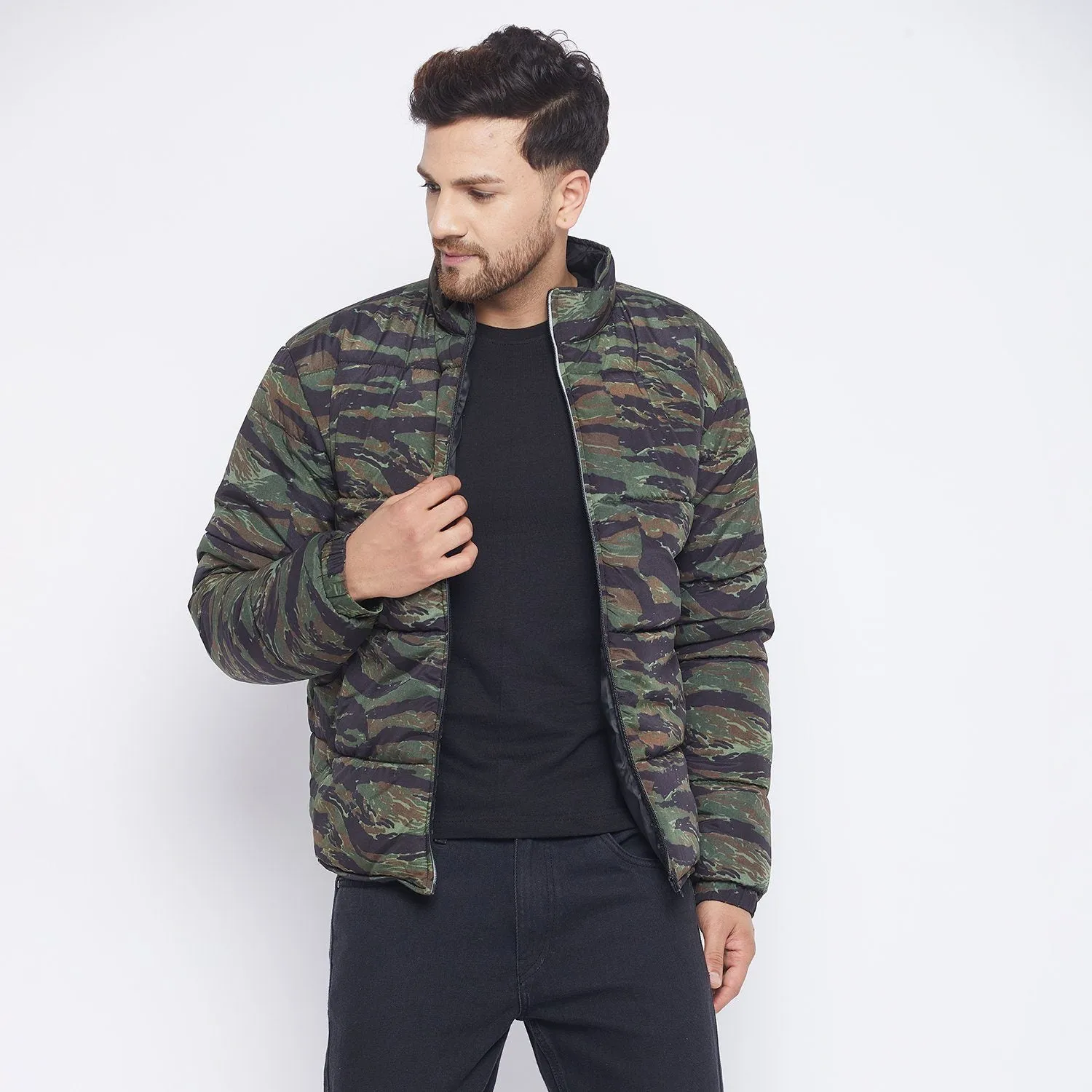 Modern Camo Quilted Jacket