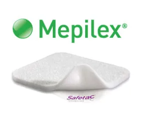 Molnlycke 294100 Mepilex Foam Dressing 10cm x 10cm