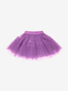 Monnalisa Girls Tulle Skirt in Purple