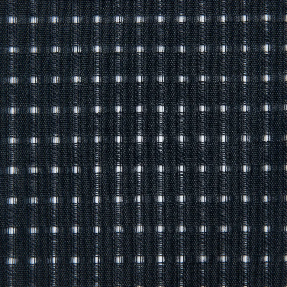 Navy Grid Micro-motif Fabric 1272