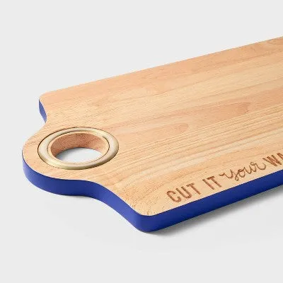 New - Wood Cutting Board "Cut It Your Way Cause It's Your Business" - Tabitha Brown