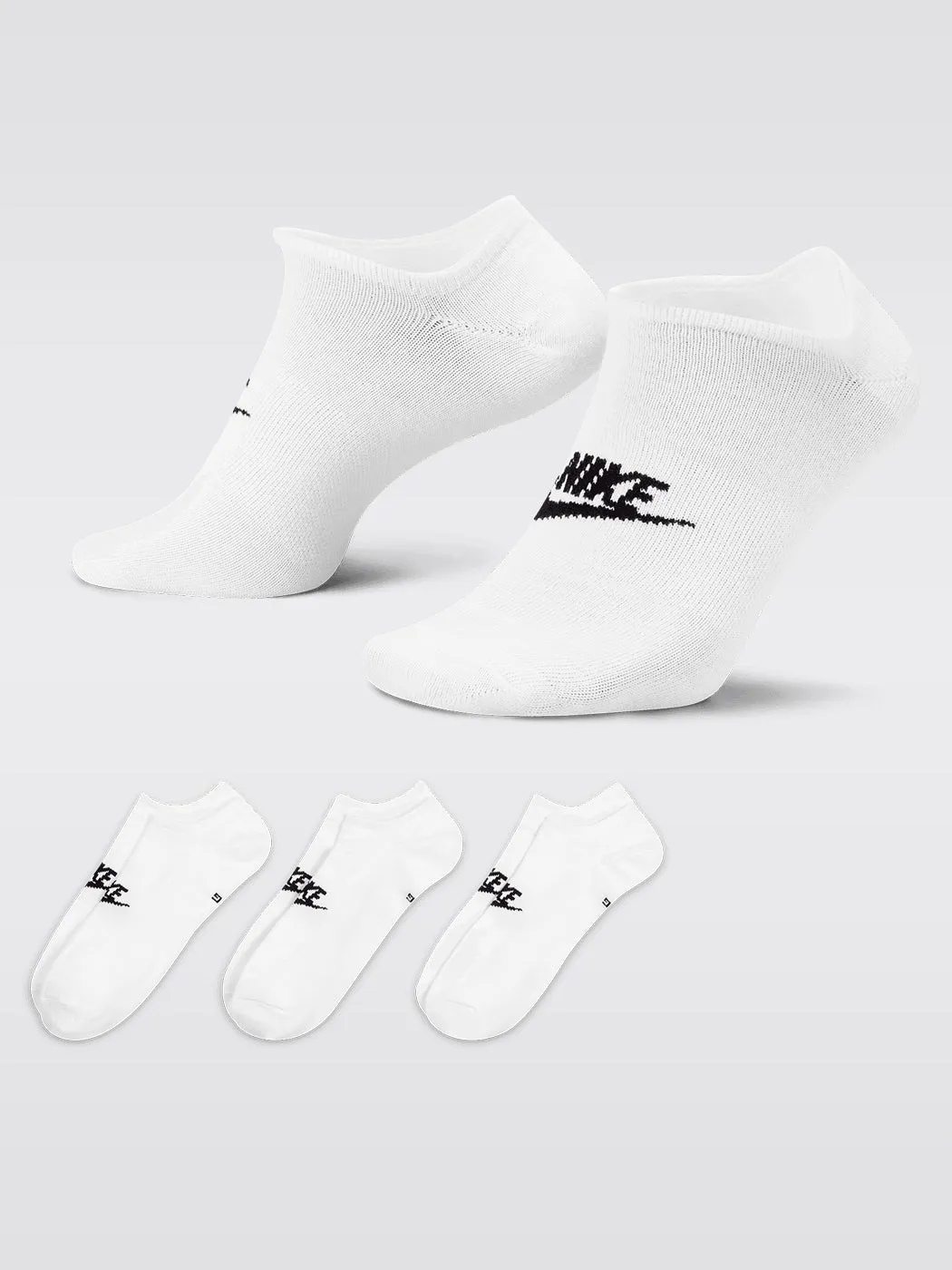 Nike Sportswear Everyday Essential Low Socks - White/Black