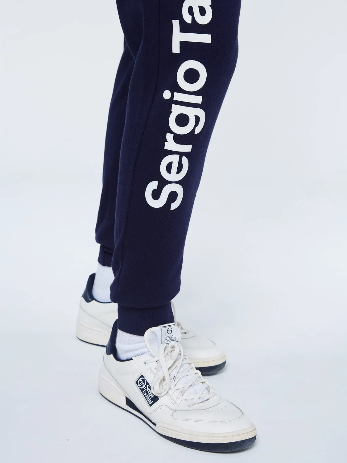 Nizard Sweatpants-Navy/White