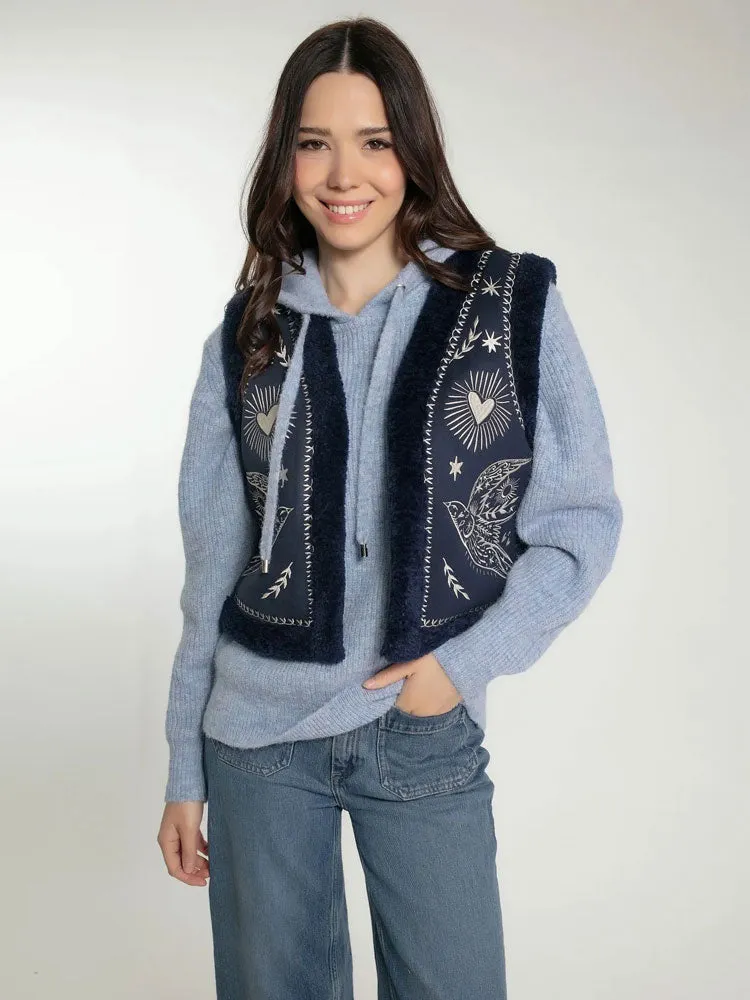 Nooki Freebird Gilet Navy