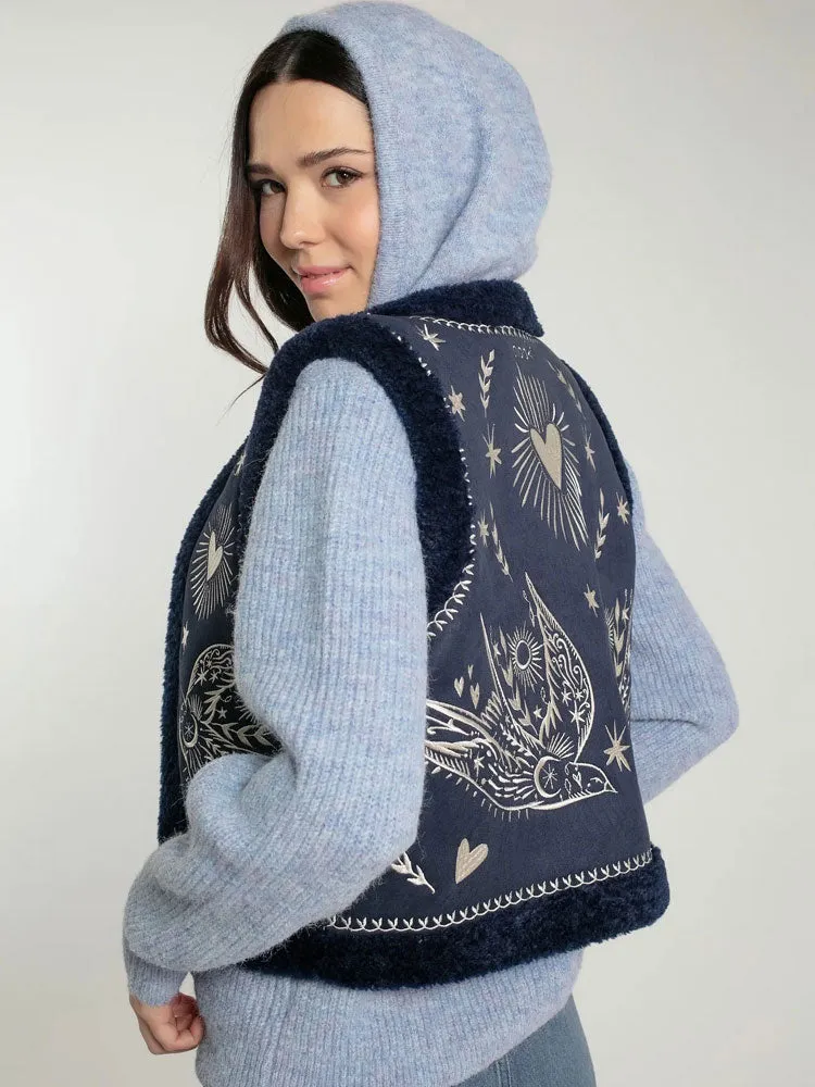 Nooki Freebird Gilet Navy