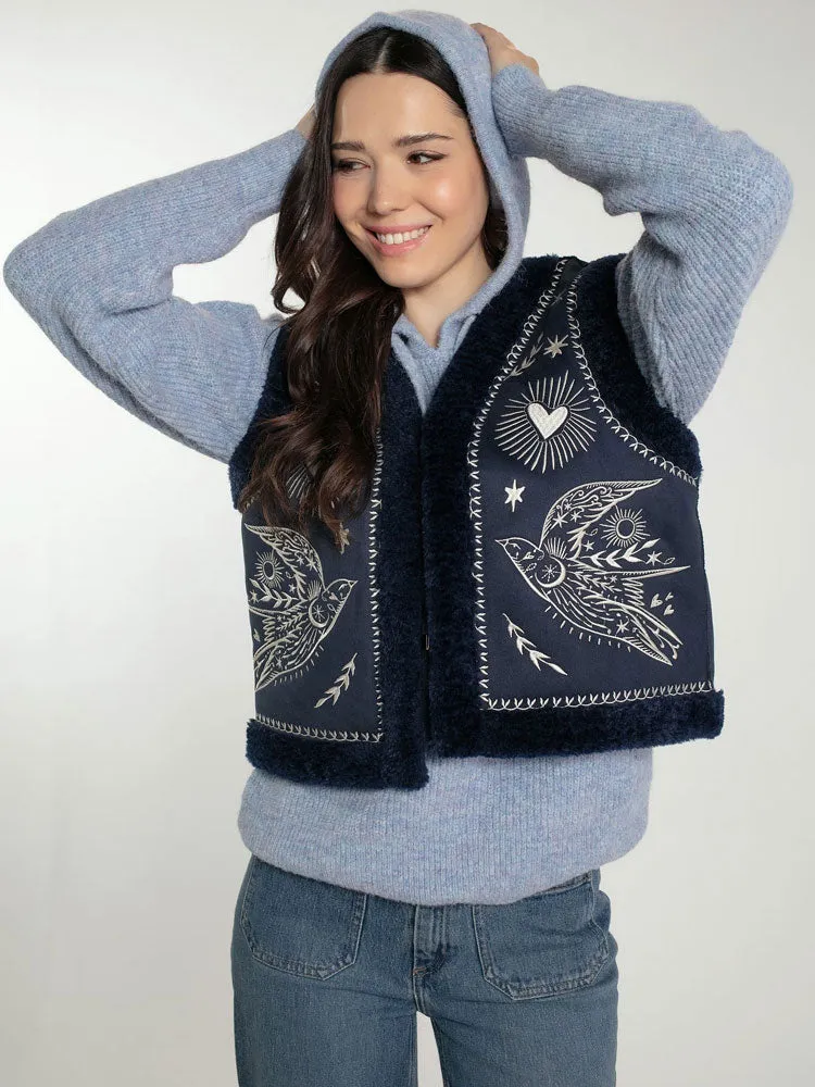 Nooki Freebird Gilet Navy