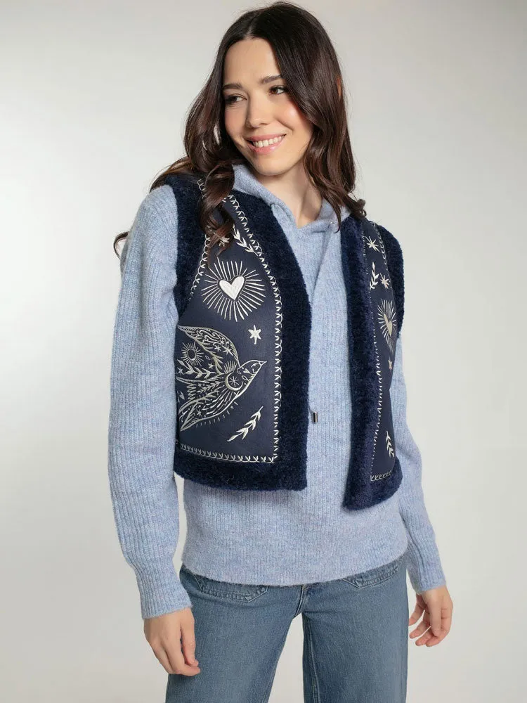 Nooki Freebird Gilet Navy