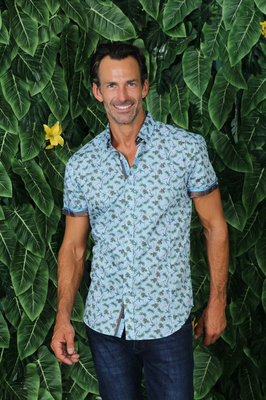 Ocean Palms Short Sleeve Shirt