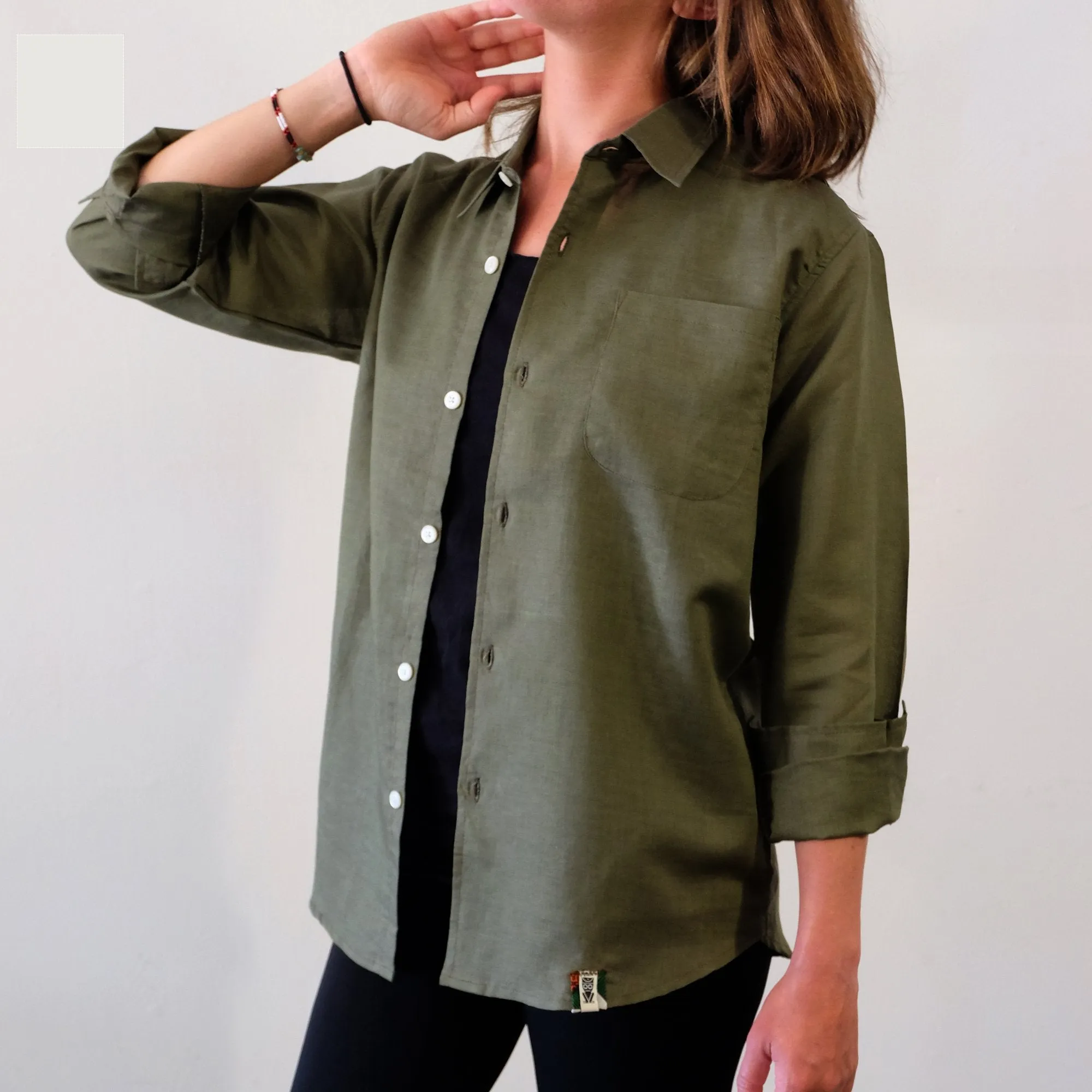 Olive Long Sleeve Shirt