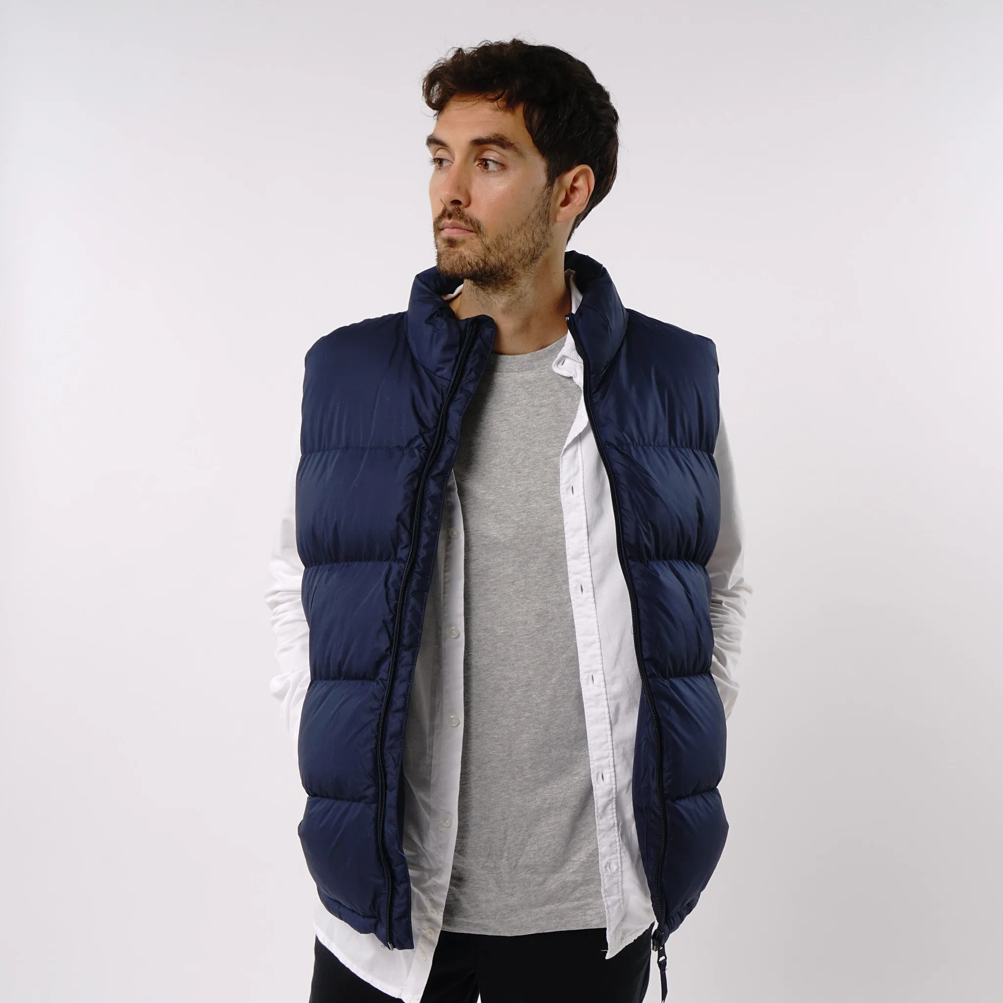 Omnitau Men's Calgary Super Padded Ultra Warm Gilet - Navy