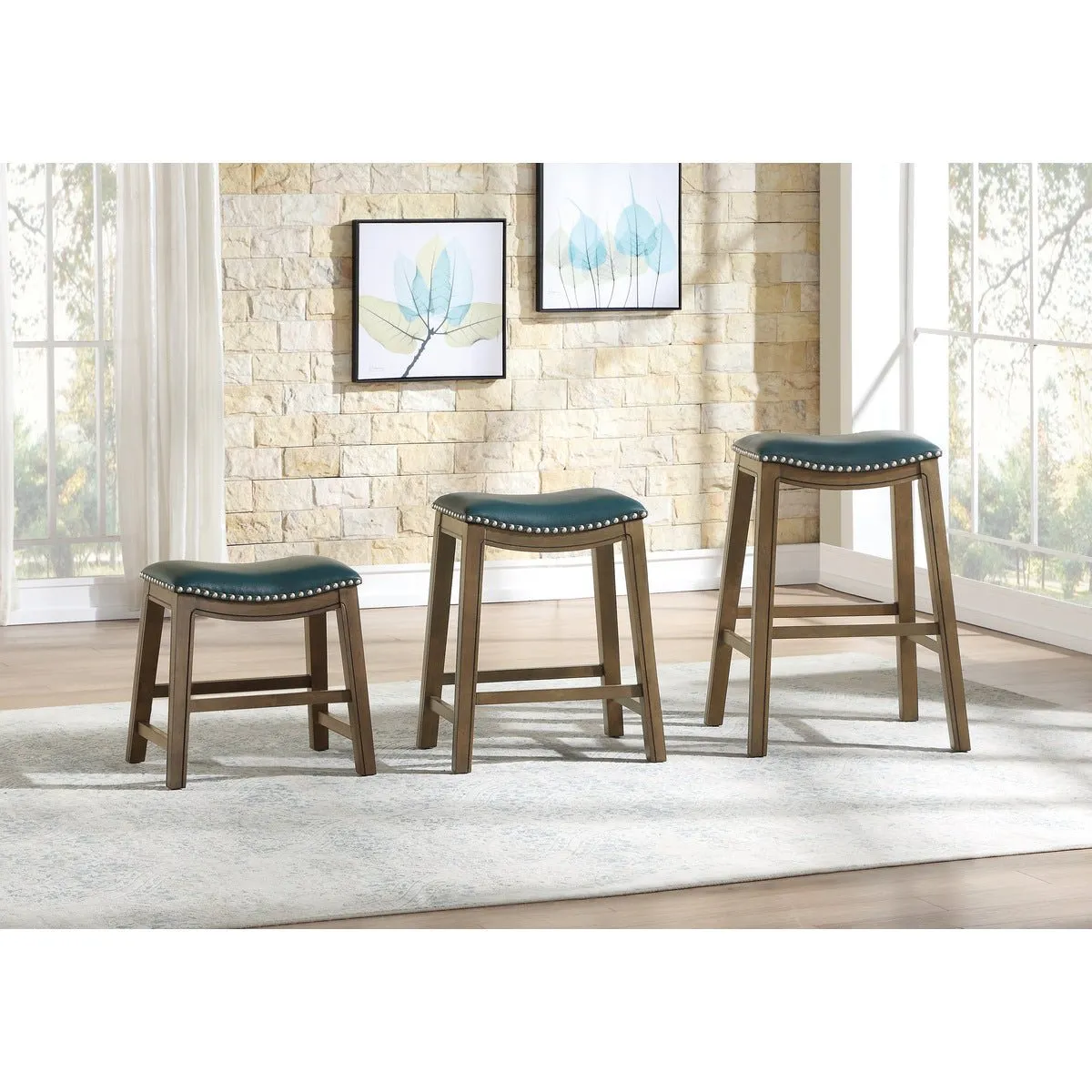 Ordway Counter Height Stool, Green