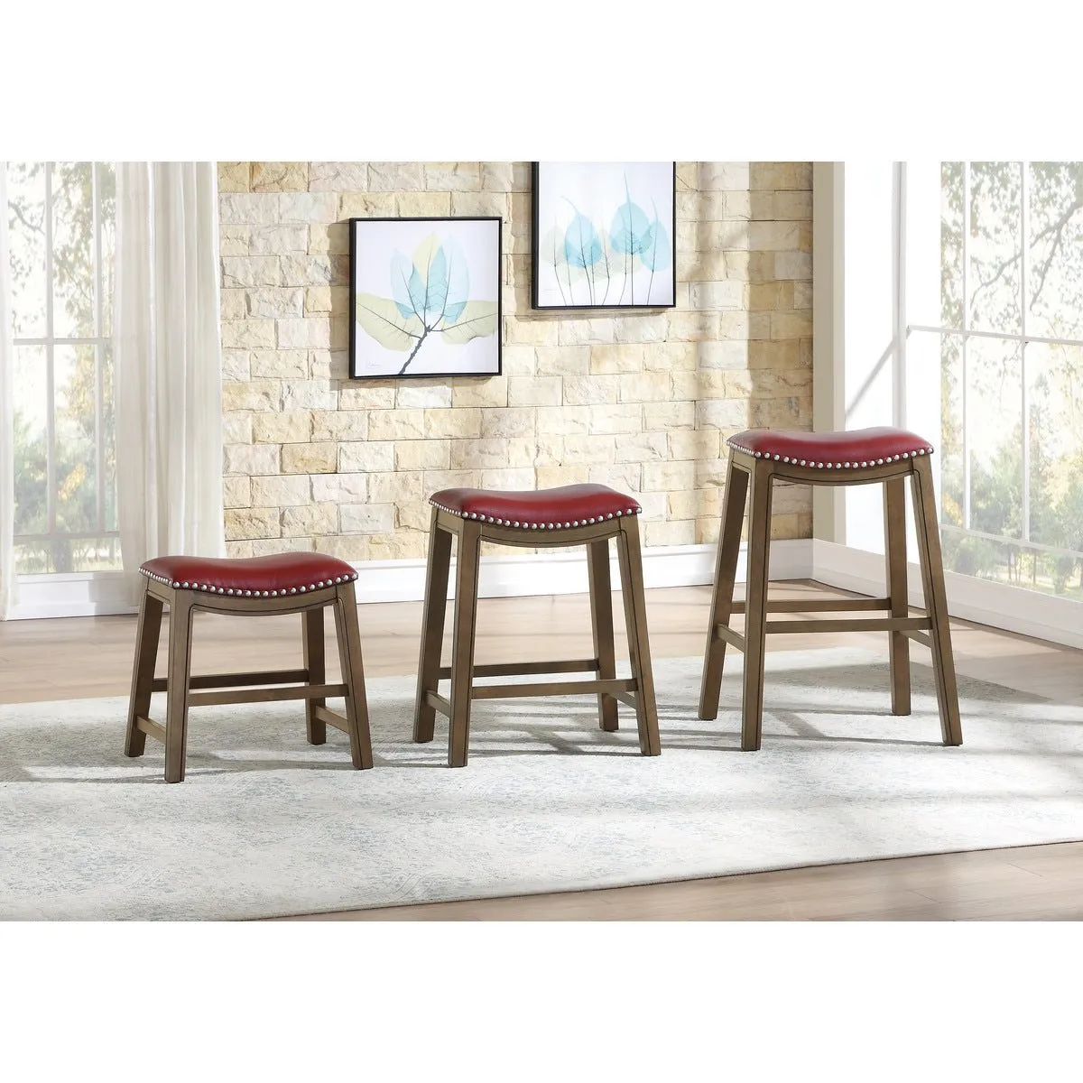 Ordway Dining Stool, Red