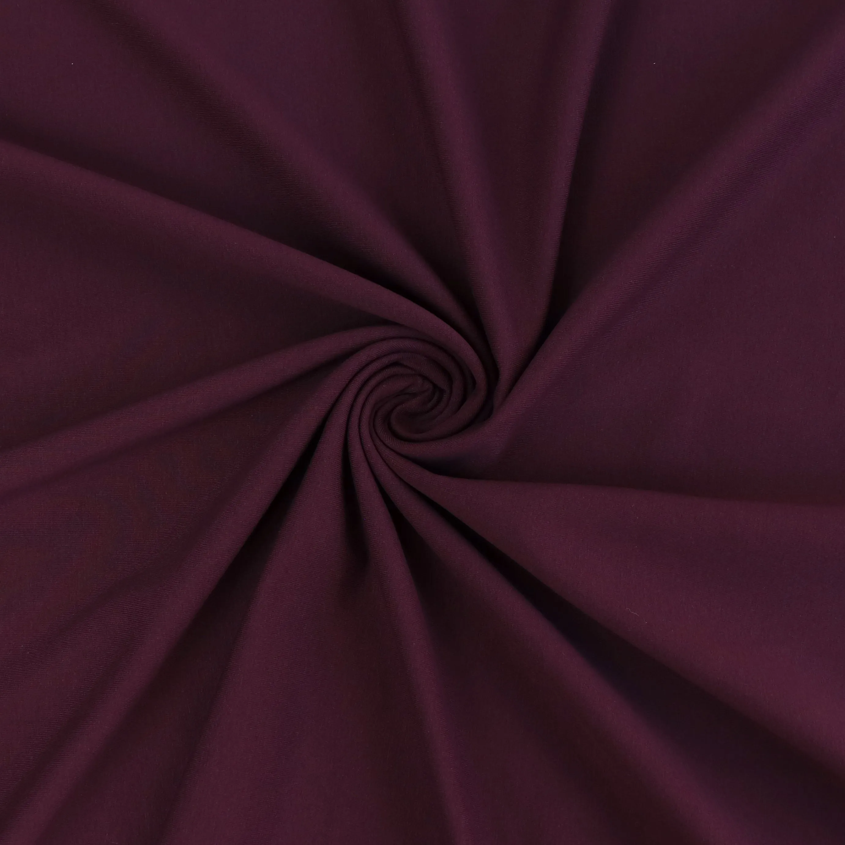 Organic Cotton French Terry - Aubergine Purple - END OF BOLT 107cm