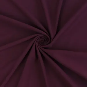 Organic Cotton French Terry - Aubergine Purple