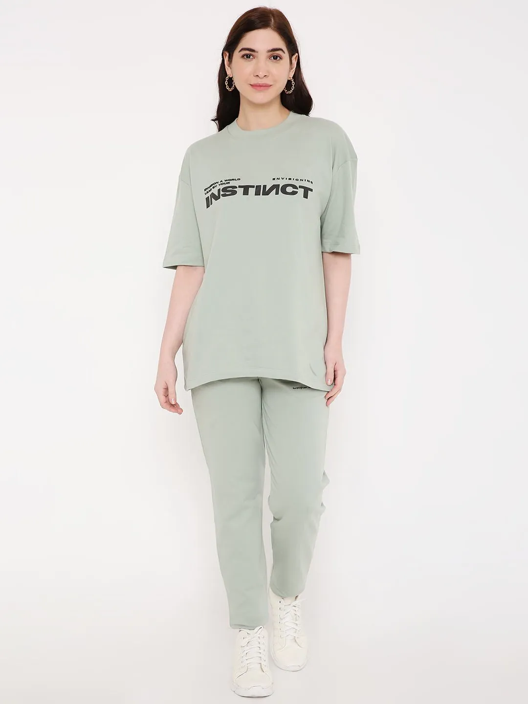 Oversized T-shirt - Camping Green