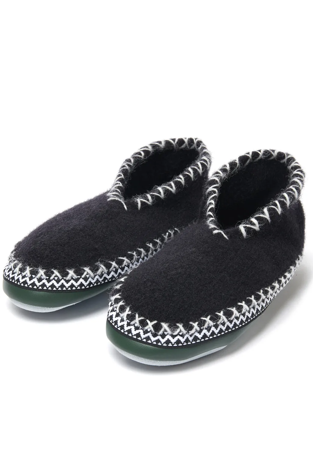 Plakolm Austrian Hut Slippers - Black