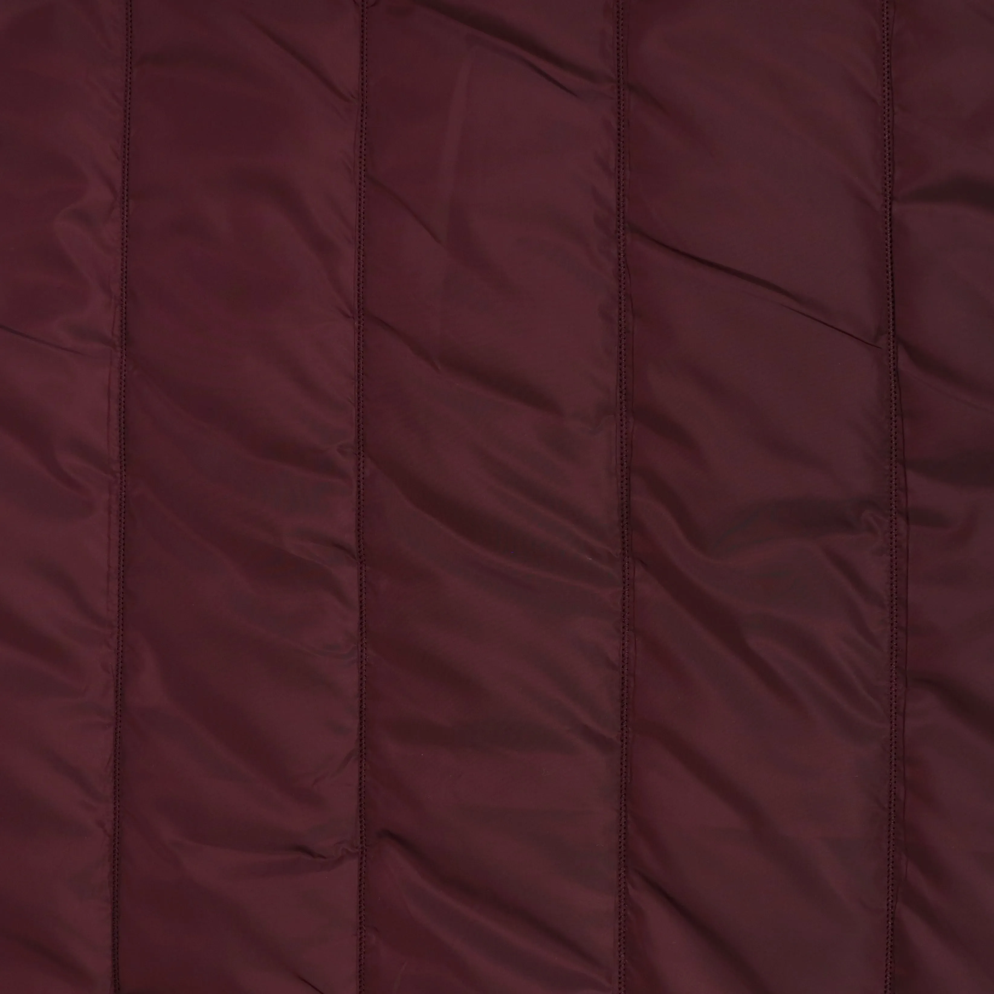 Quilted Coating - Burgundy