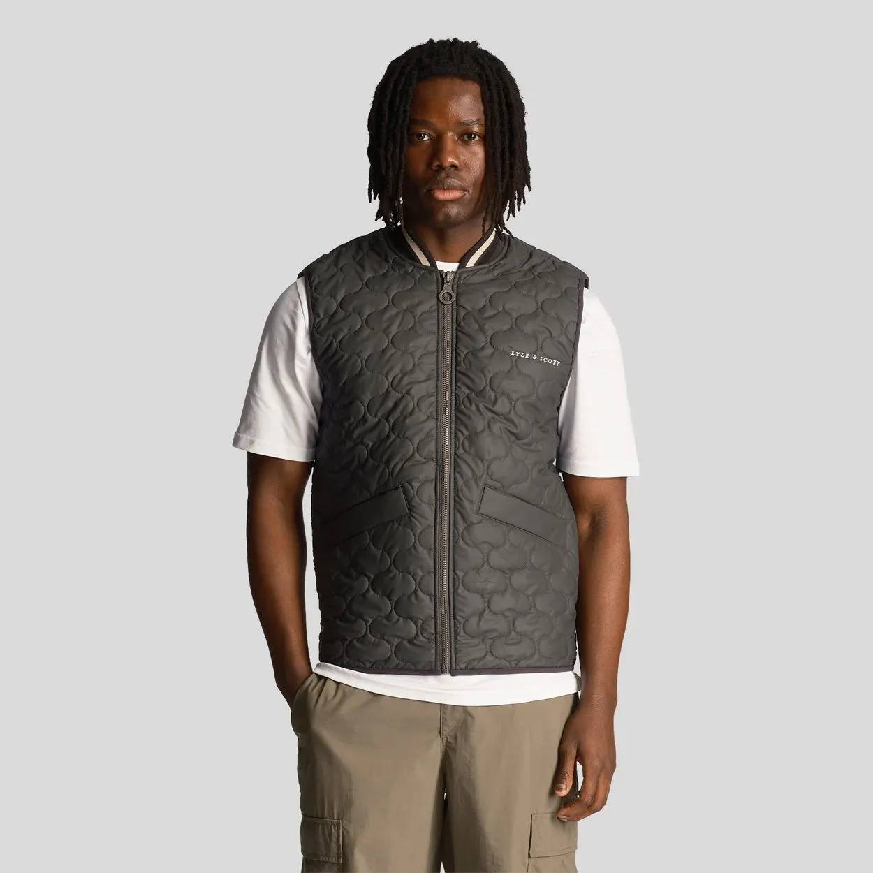 Quilted Gilet Gunmetal - SS24