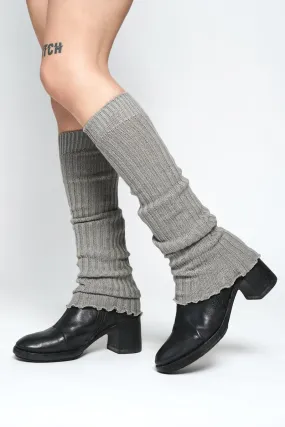 Regina Gray Leg Warmers