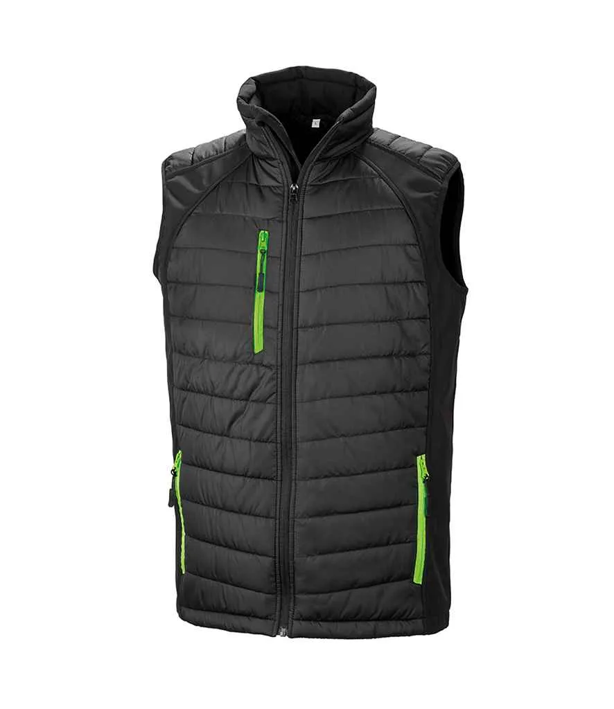 Result - Genuine Recycled Compass Padded Gilet