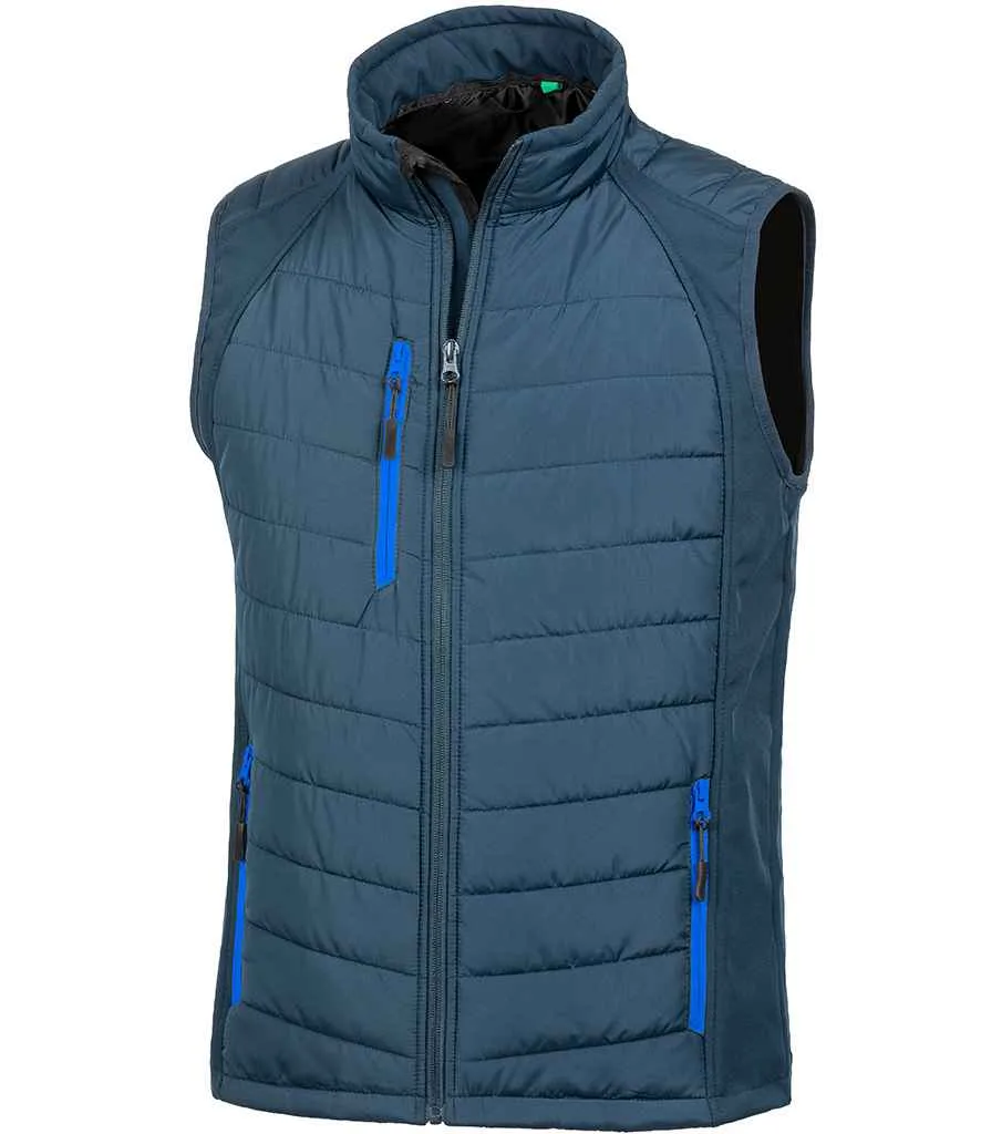 Result - Genuine Recycled Compass Padded Gilet