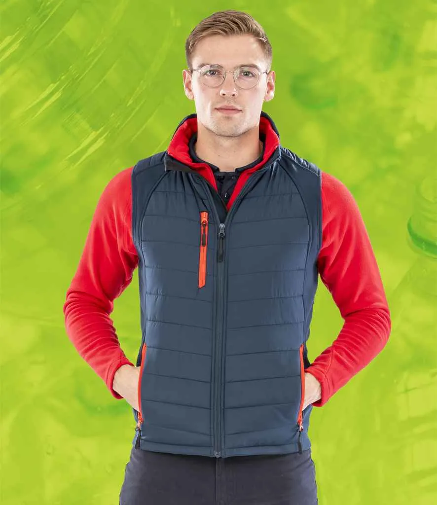 Result - Genuine Recycled Compass Padded Gilet