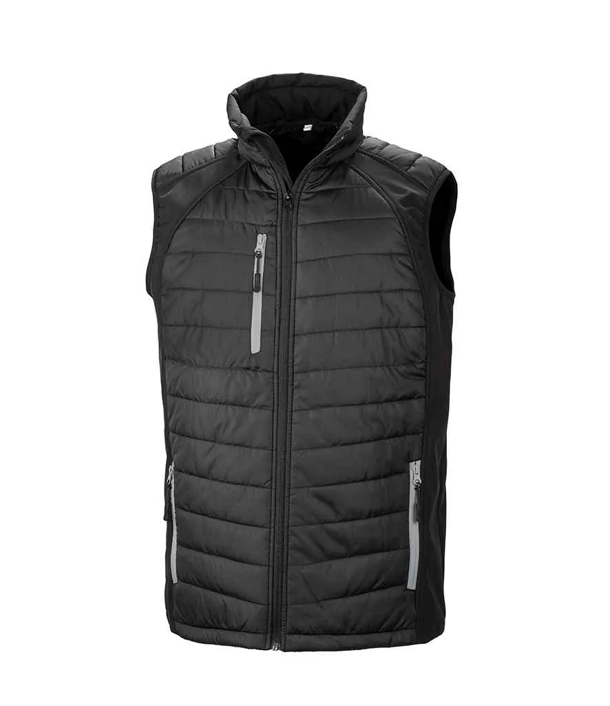 Result - Genuine Recycled Compass Padded Gilet