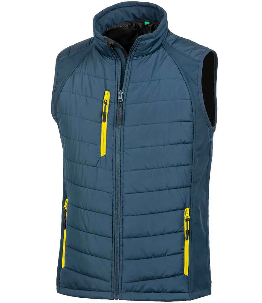 Result - Genuine Recycled Compass Padded Gilet