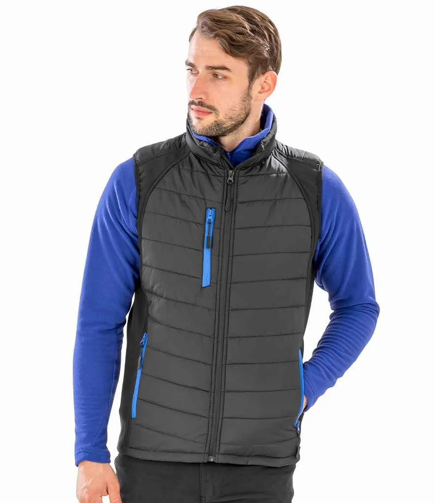 Result - Genuine Recycled Compass Padded Gilet