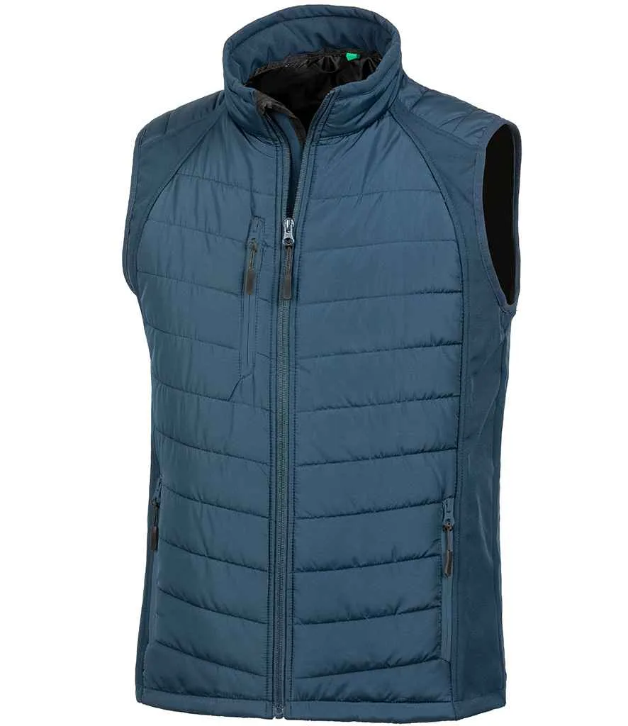 Result - Genuine Recycled Compass Padded Gilet