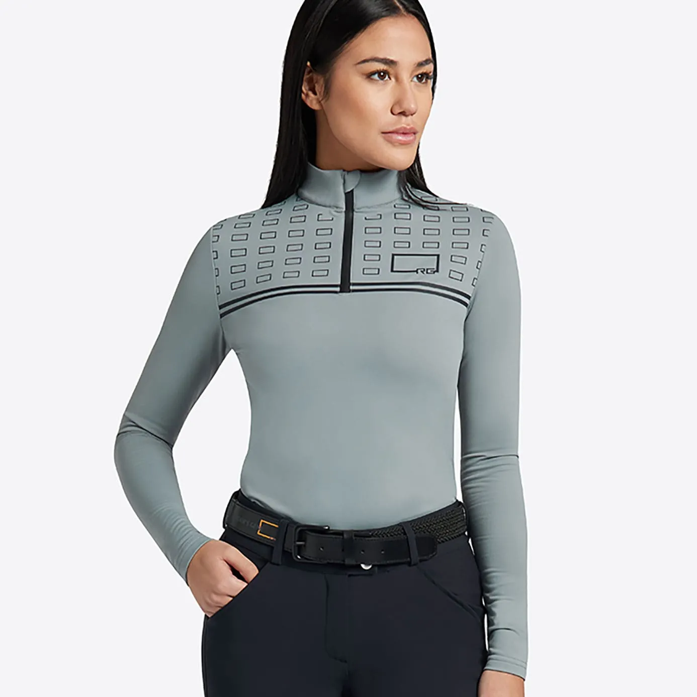 Rider's Gene Jersey Fleece Base Layer - Grey