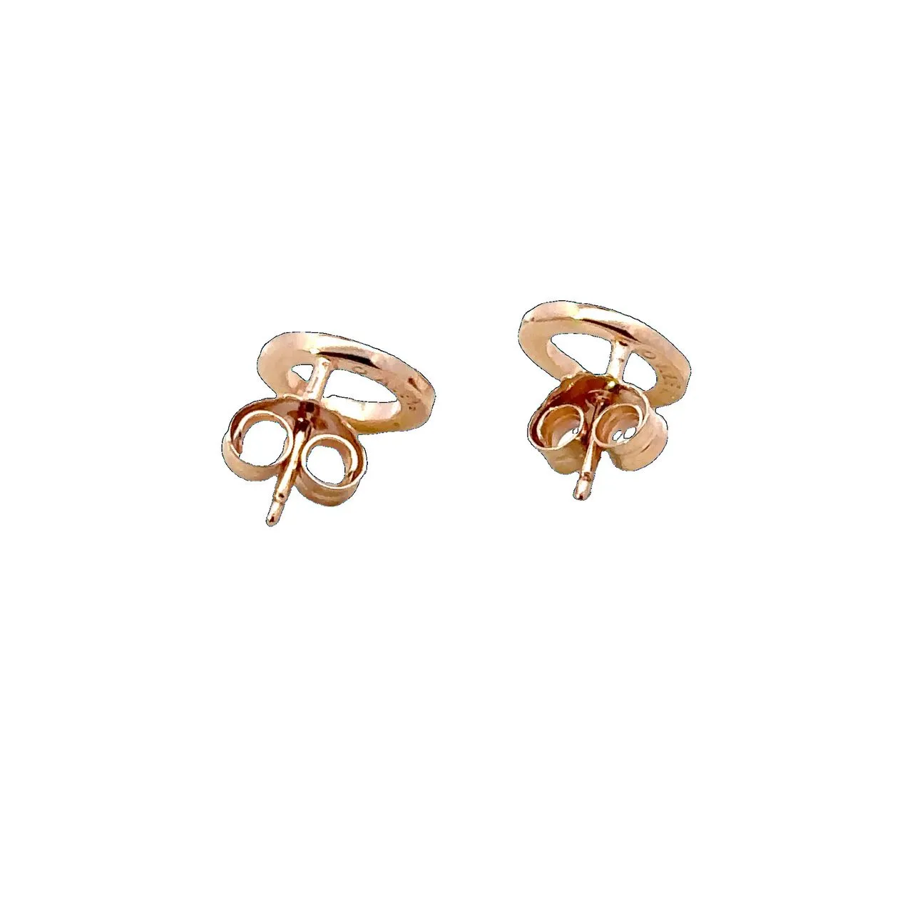 Rolled Gold plated Silver & CZ Earrings