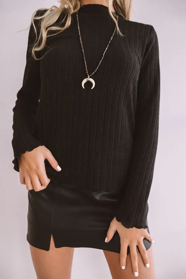 RSVP Me Ribbed Knit Top